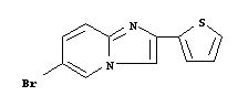 6-Bromo-2-(2-thienyl)-Imidazo[1,2-a]pyridine
